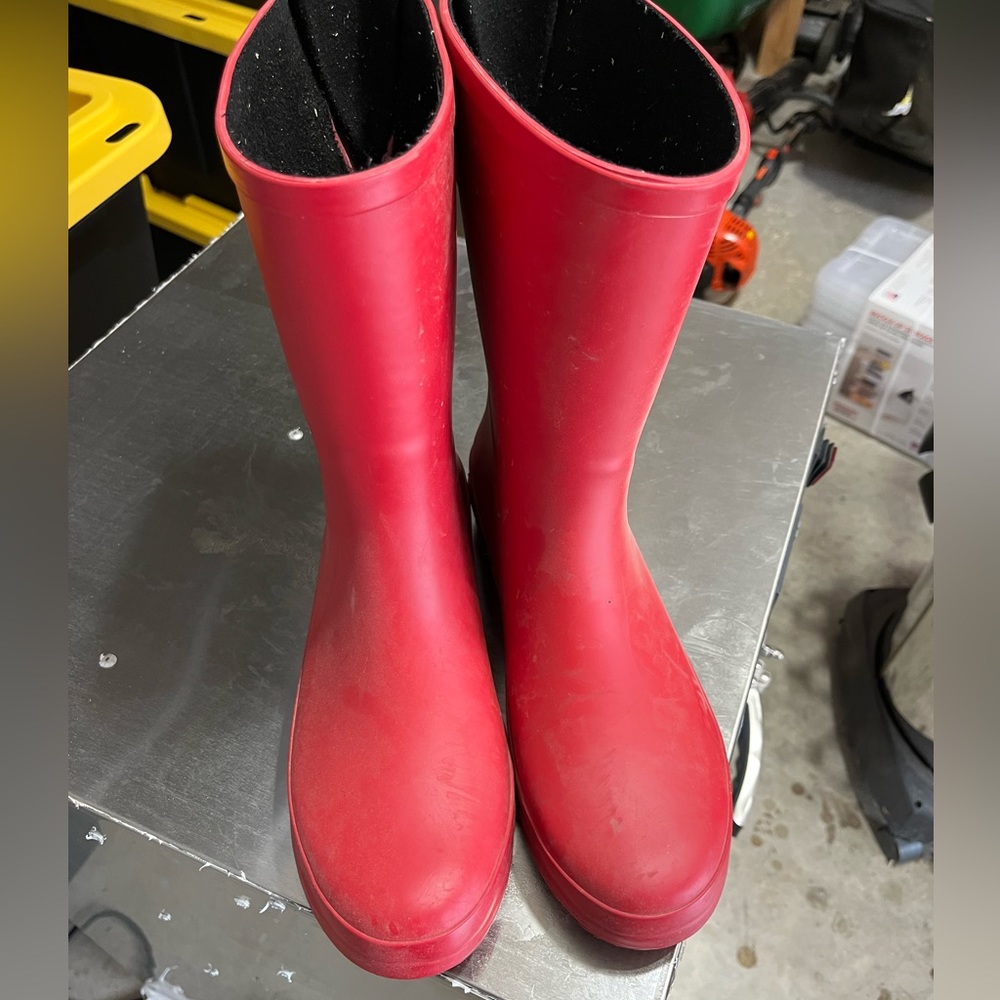 Pink Target Rain Boots size 10
